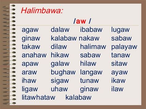 salitang nagtatapos sa in